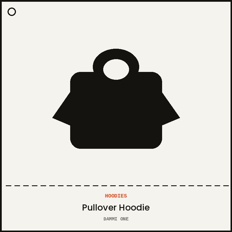Pullover Hoodie - Black