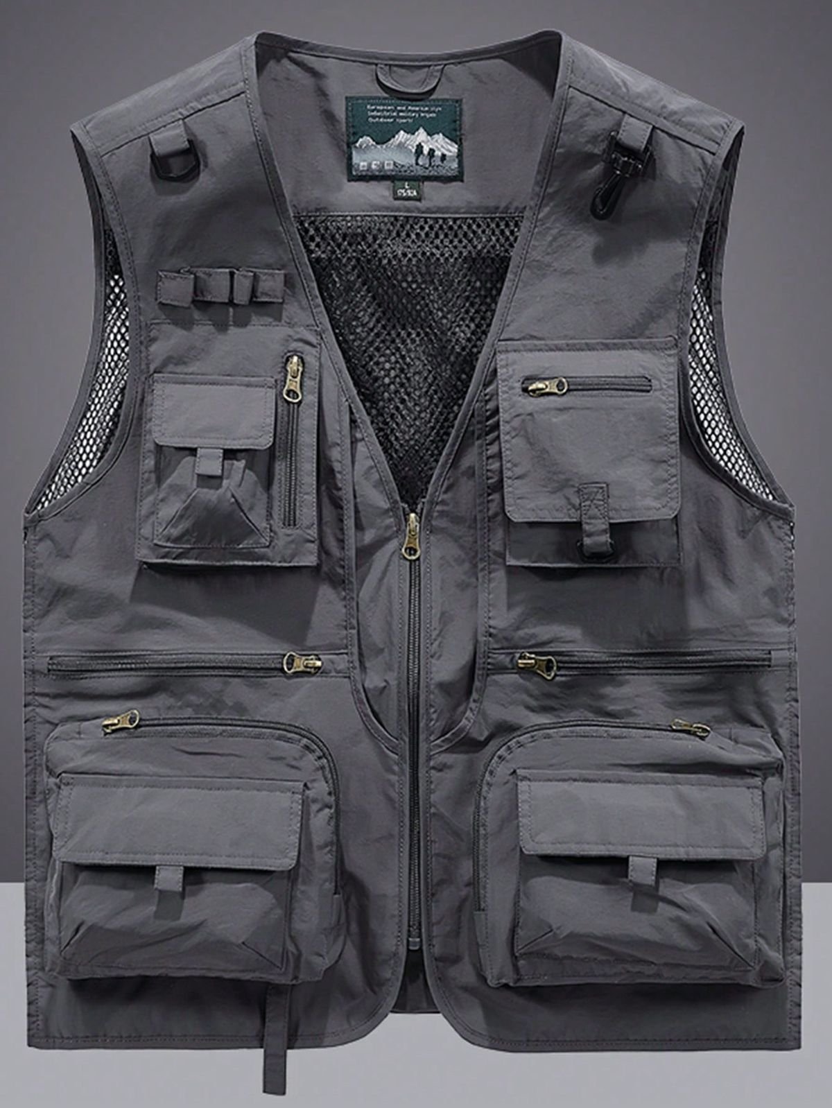 Grey Mens Sacket